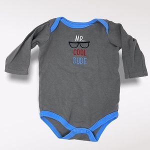 Hb | 3/$15 “Mr Cool Dude” Long Sleeve Diaper Shirt